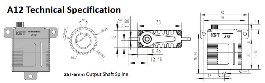 KST A12-T HV 12mm 32g 20.4Kg-9041