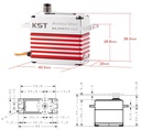 KST BLS905X V2 HV Servo 20mm 72g 8Kg-11130