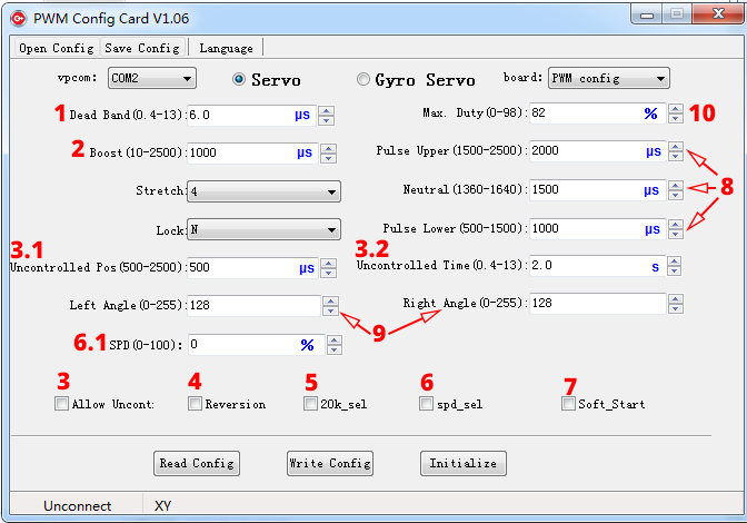 KST Programador de Servo USB PC Tool 2-8582