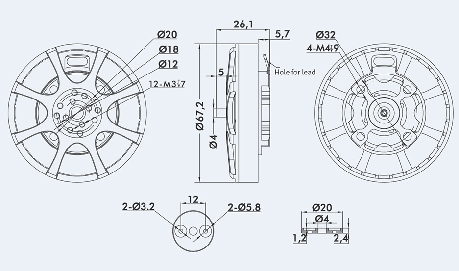 T-Motor Antigravity MN6007 II 320KV-8371