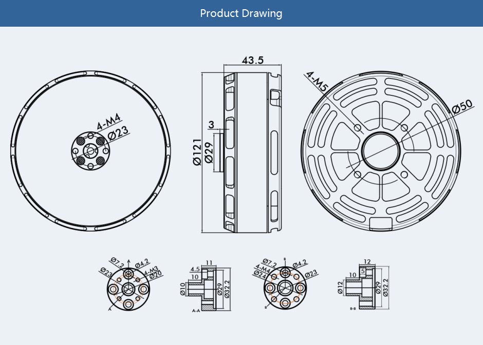 T-Motor MN1018 72KV-7574