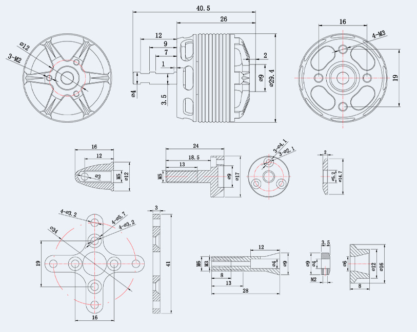 T-motor AS2308 1450KV-6291