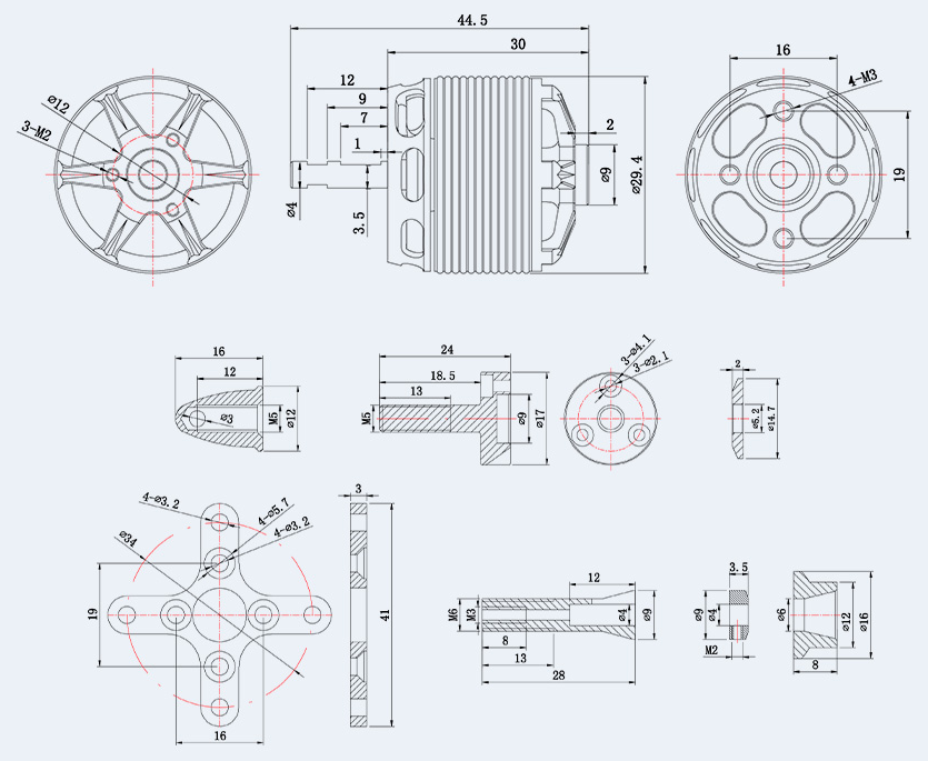 T-motor AS2312 1400KV-6299