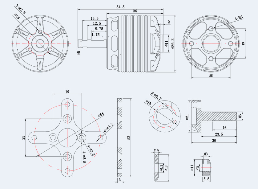 T-motor AS2014 1050KV-6307