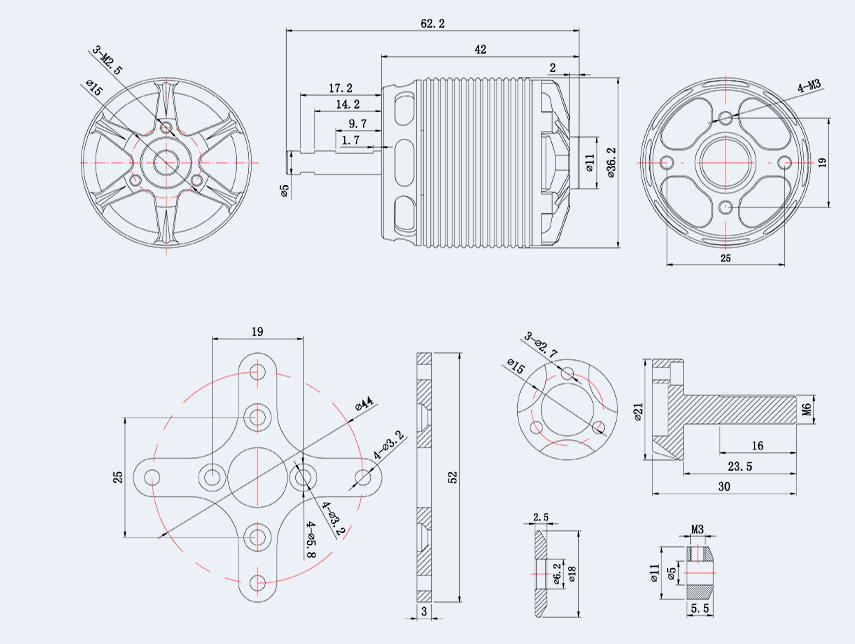 T-motor AS2820 1250KV-6319