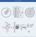 T-motor AT 7215 200KV (30-40CC)-6862