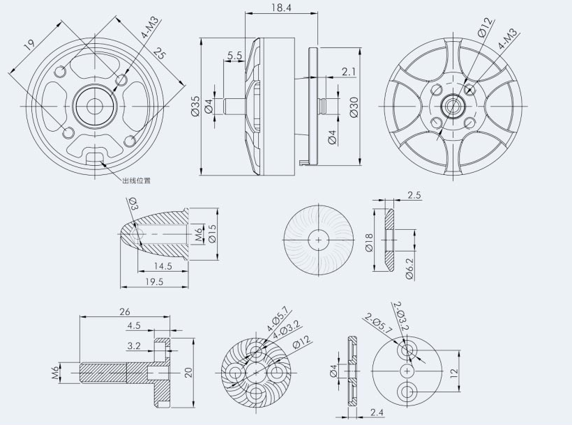 T-motor Antigravity MN 2806 400KV-8462