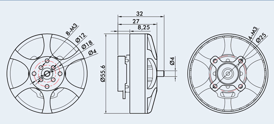 T-motor Antigravity MN5008 400KV-6487