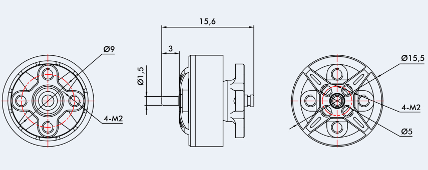 T-motor F1204 5000KV-8667