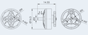 T-motor F1303 5000KV-7061