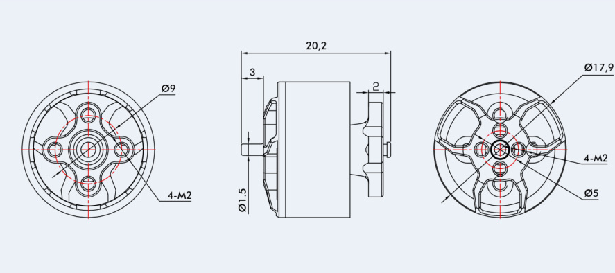 T-motor F1408 2800KV-8681