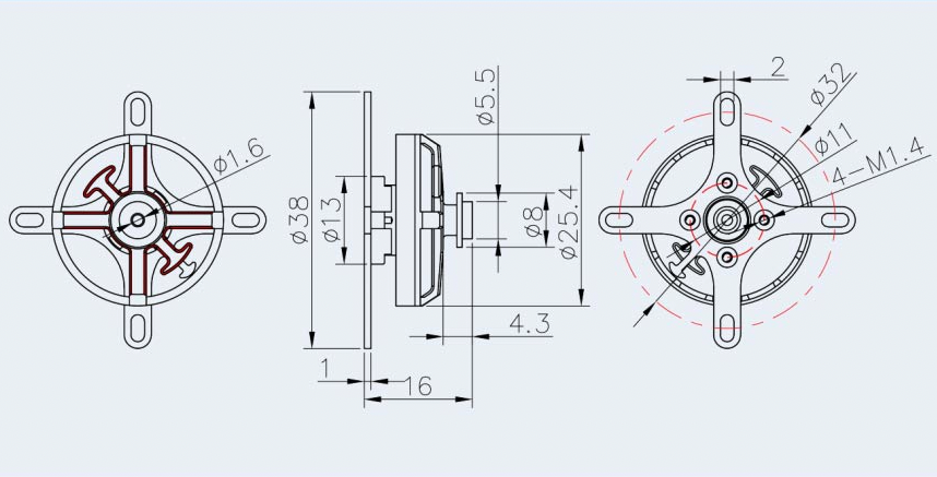 Tmotor AM20 PRO 1500KV-8707