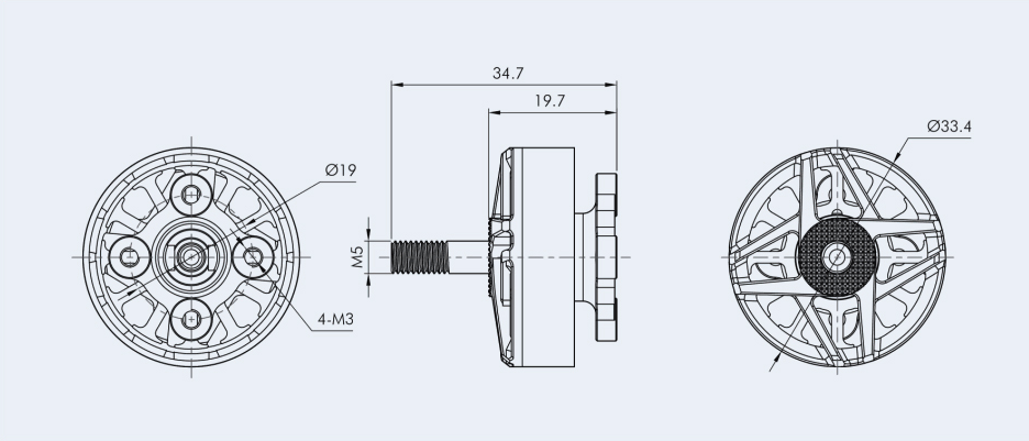 Tmotor F90 1300KV-6800