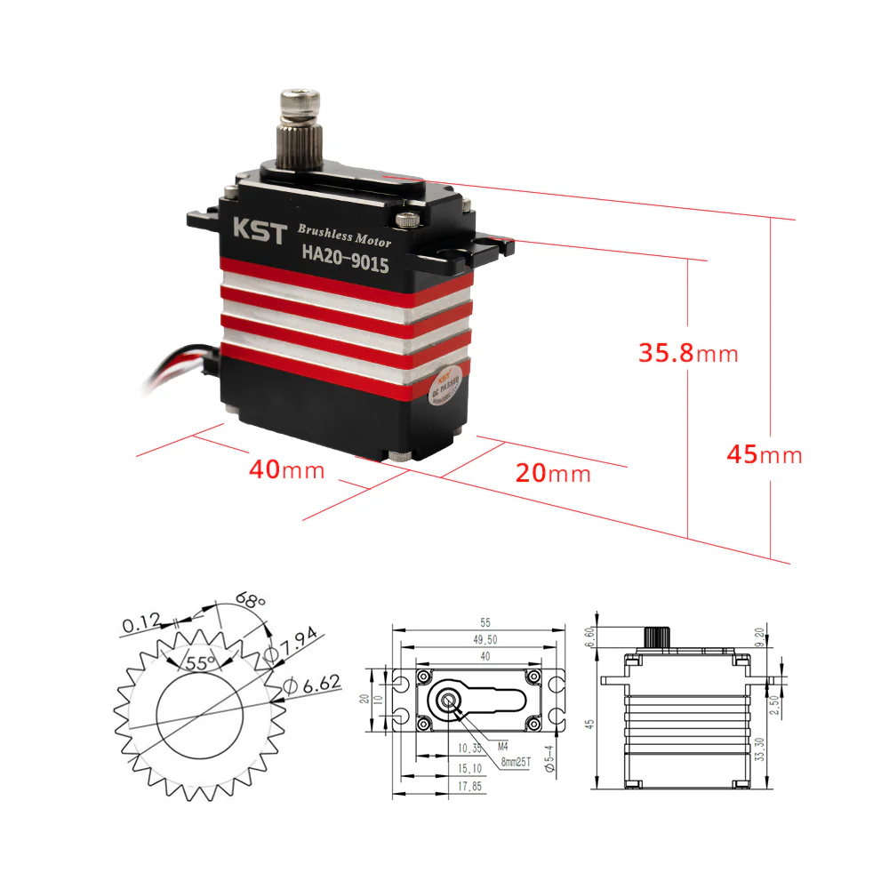 KST HA20-9015 HV 20mm 90g 90kg