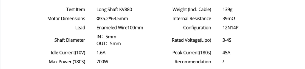 T-motor AT2820 880KV