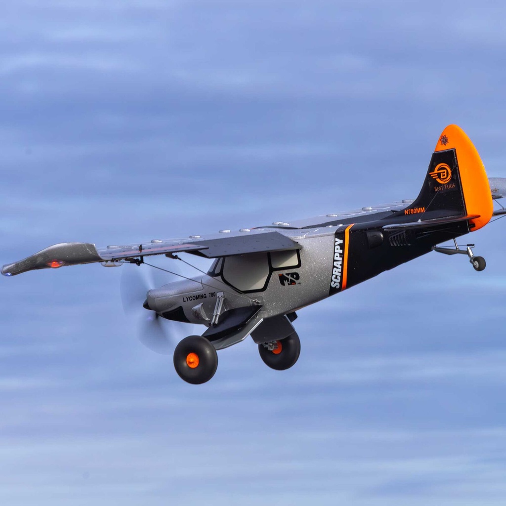 E-flite Micro Scrappy 800mm BNF Basic con AS3X & SAFE Select