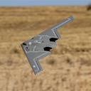 E- flite Micro B-2 Spirit of America Twin 30mm EDF BNF Basic