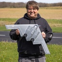 E- flite Micro B-2 Spirit of America Twin 30mm EDF BNF Basic