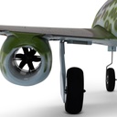 E-flite UMX Me 262 30mm EDF Jet BNF Basic cpm AS3X & SAFE Select 660mm