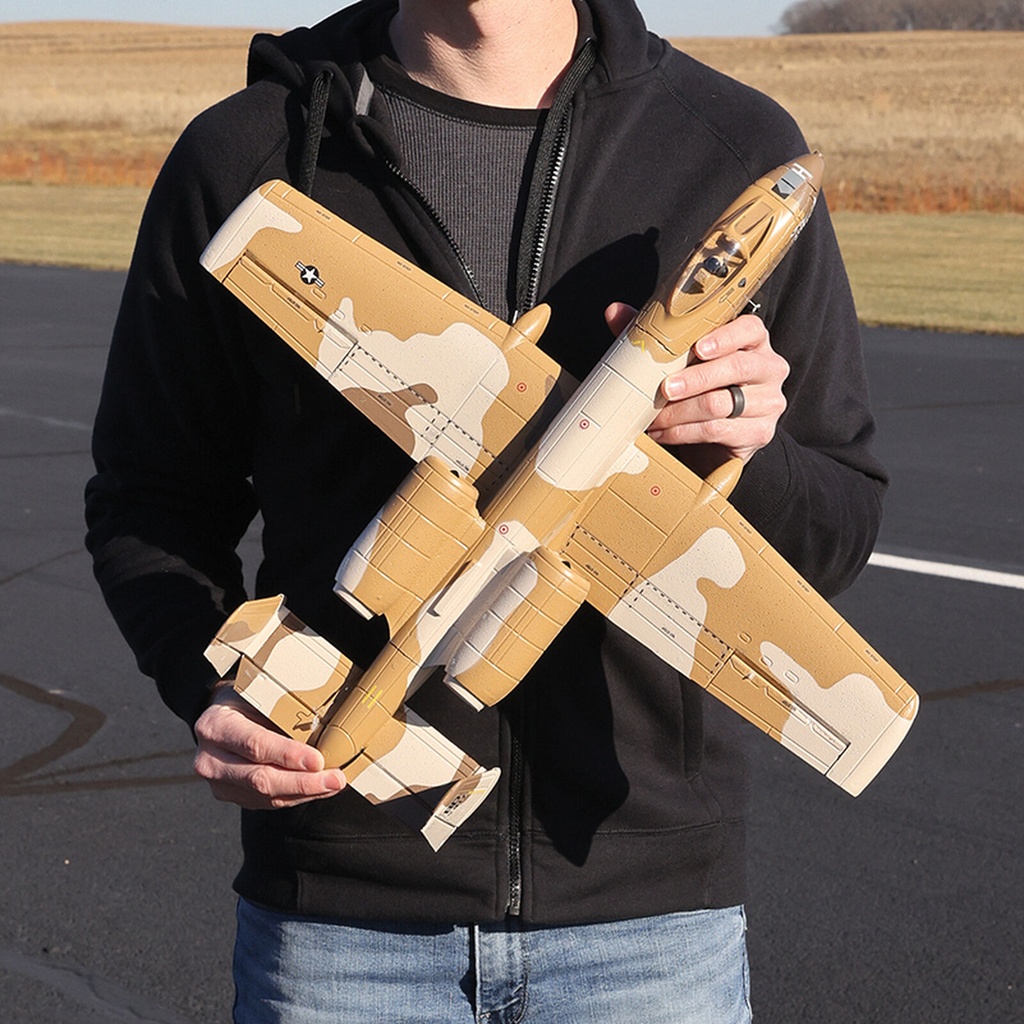 E-flite UMX A-10 Thunderbolt II 30mm EDF Jet BNF Basic con AS3X y SAFE Select