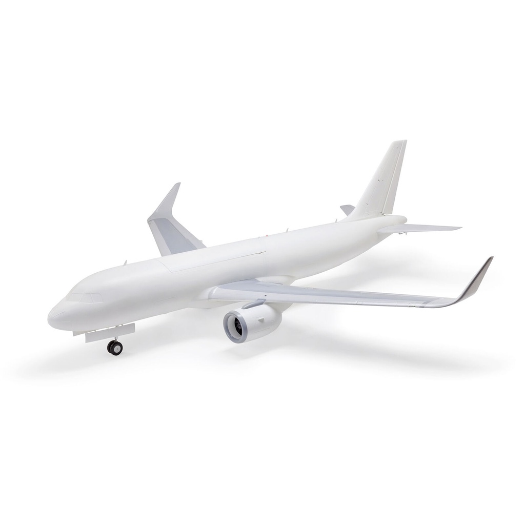 E-flite Airbus A320neo Twin 64mm EDF BNF Basic con AS3X+ y SAFE Select, Base Blanca