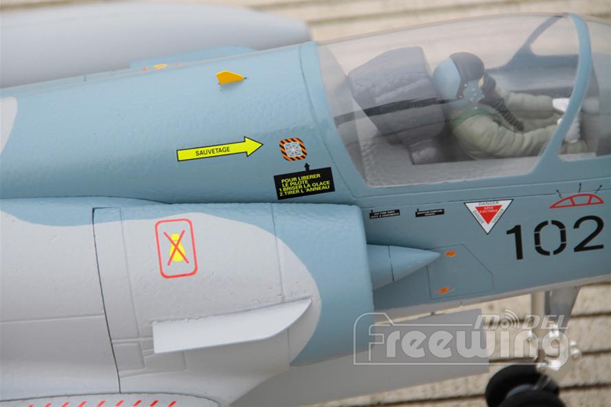 Freewing Mirage 2000C V2 Tiger Meet 80mm EDF PNP