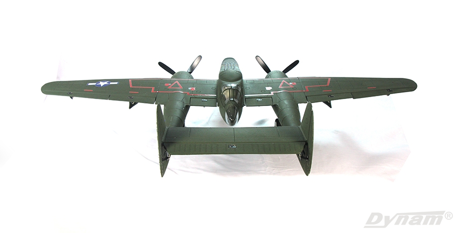 Dynam P-61 Black Widow 1500mm PNP (Verde)