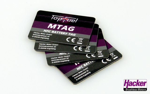 Hacker TopFuel MTAG Etiquetas NFC Baterías (4pcs)