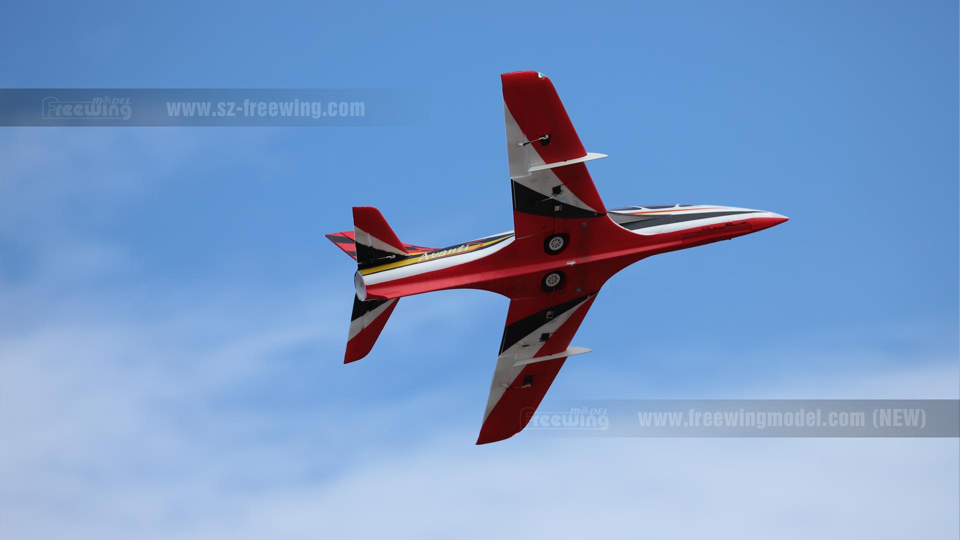 Freewing Avanti S 80mm EDF Ultimate Sport Jet PNP Deluxe Edition (Rojo)