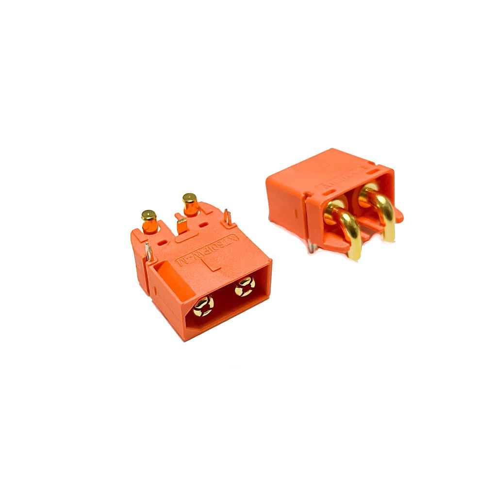 XT60 2+1 Male Connector Orange for PCB Board