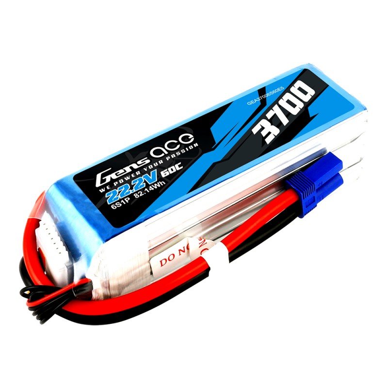 Gens ACE 3700mAh 6S 22.2V 60C  LiPo Battery