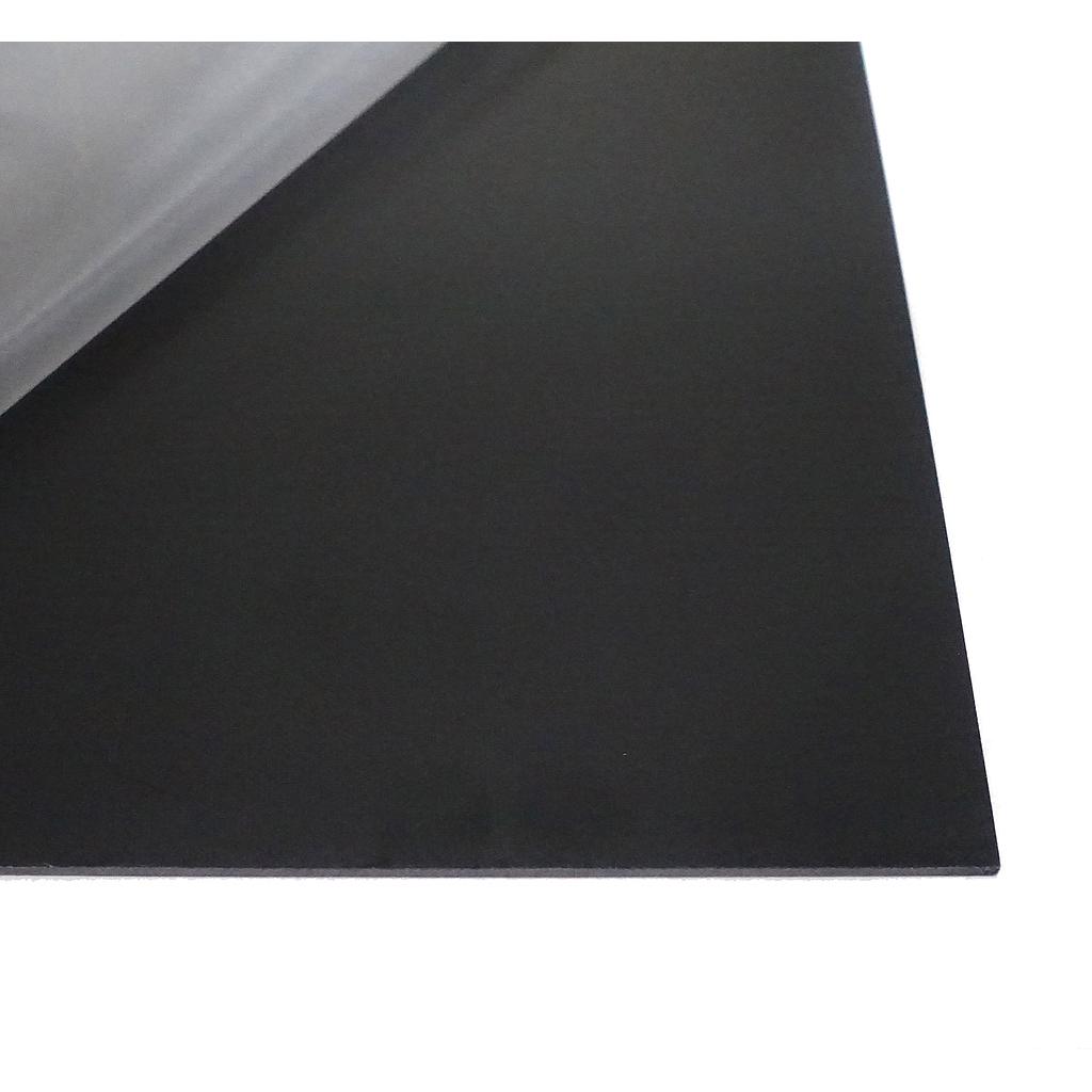 Plancha de fibra de vidrio G10 negra 400x250x2mm