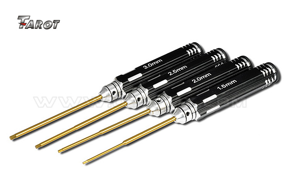 Tarot Titanium Set of Screwdriver 1.5/2/2.5/3mm 