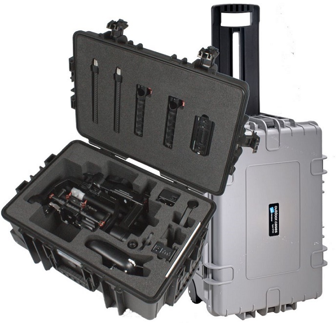 DJI Ronin-MX plastic case with wheels