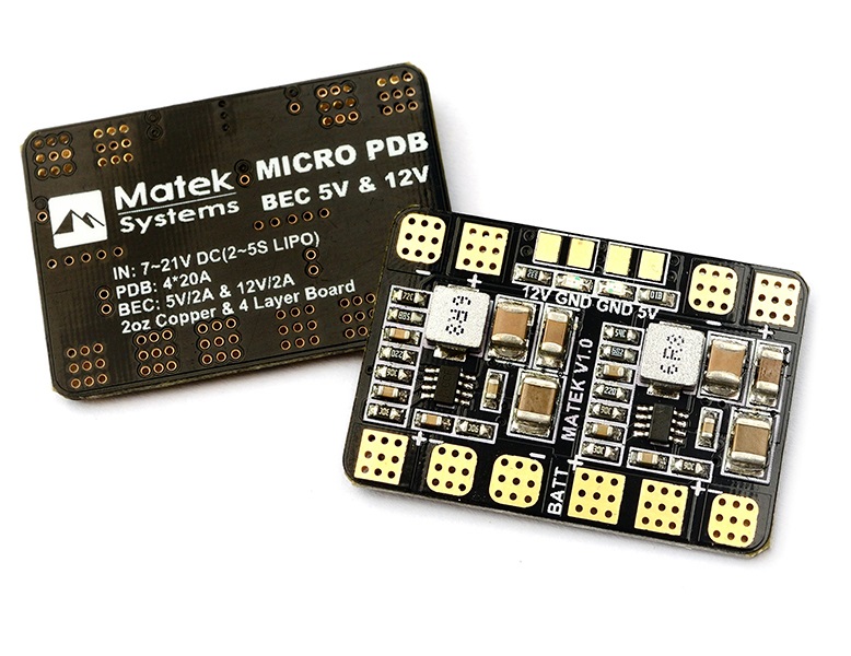 Micro Placa de potencia & doble Regulador Lineal 5V - 12V  