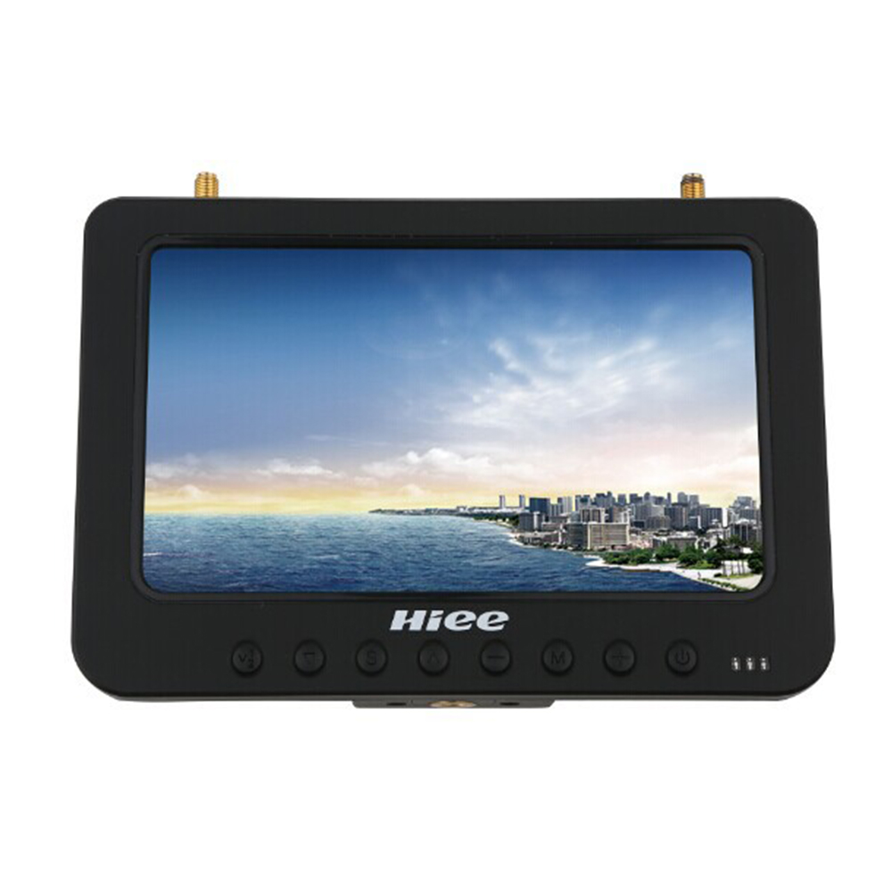 Monitor FPV Hiee 7" 1024x600 HD 5.8g 40CH Diversity + Batería Extraíble