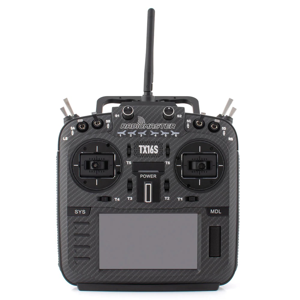 RadioMaster TX16S MKII MAX Carbono Hall V4.0 (Multi-protocolo 4 en 1)