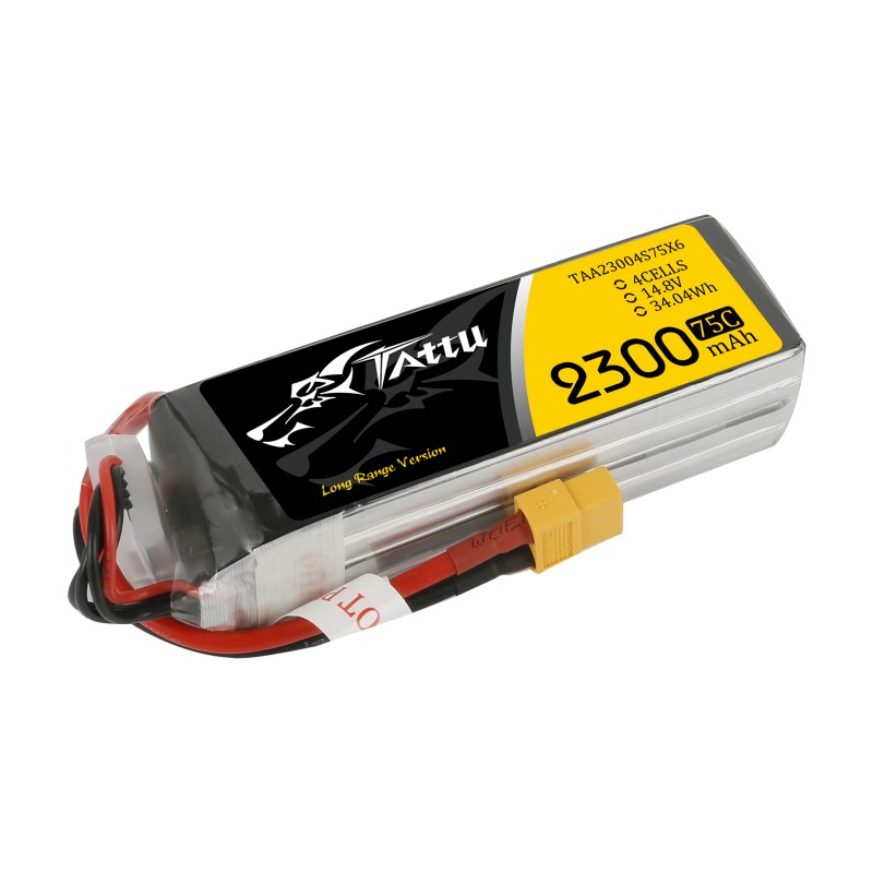 Batería LiPo TATTU 4s 14.8V 2300mAh 75C