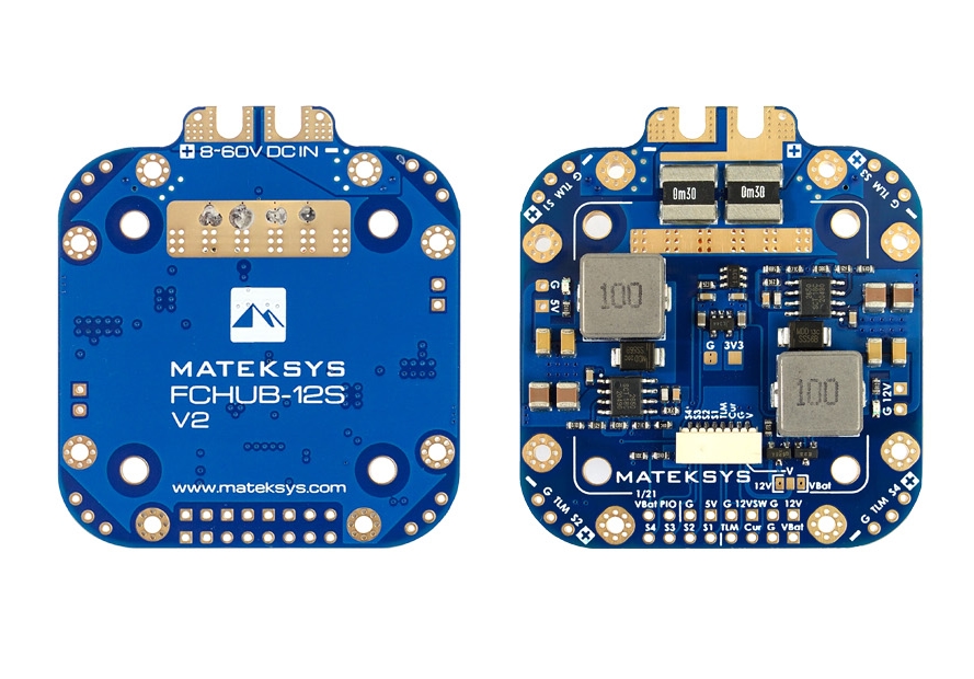 Placa Potencia XCLASS Matek FCHUB-12S V2 440A - BEC 5V & 12V