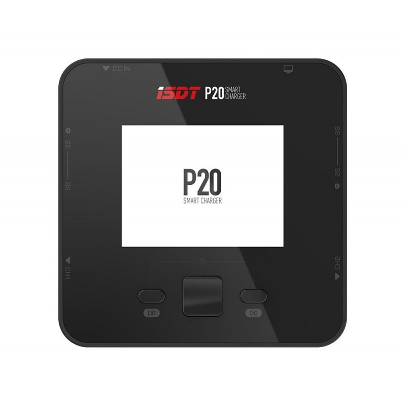 ISDT P20 Cargador Inteligente Dual  1S - 8S 20A DC 500W
