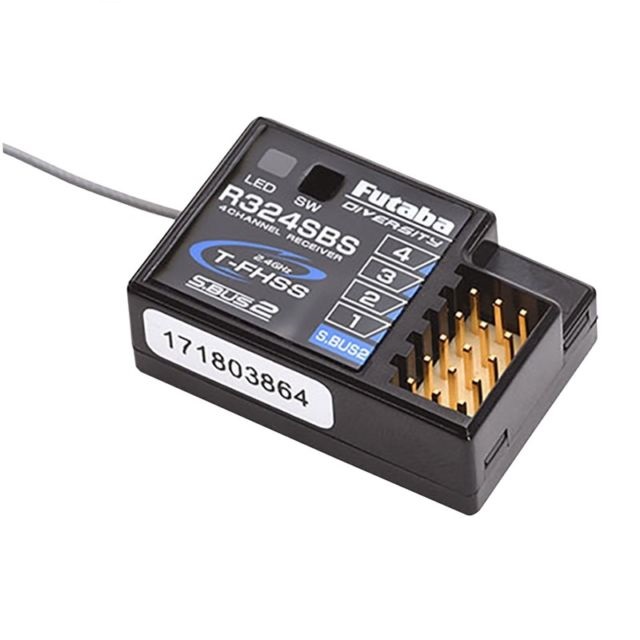 Futaba R324SBS 2.4GHz T-FHSS 4 Channel Telemetry Receiver