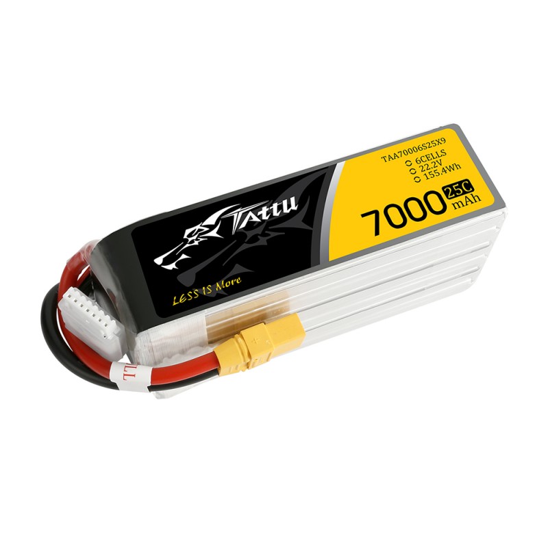 Gens ACE Tattu 6s 22.2V 7000mAh 25C (XT90)