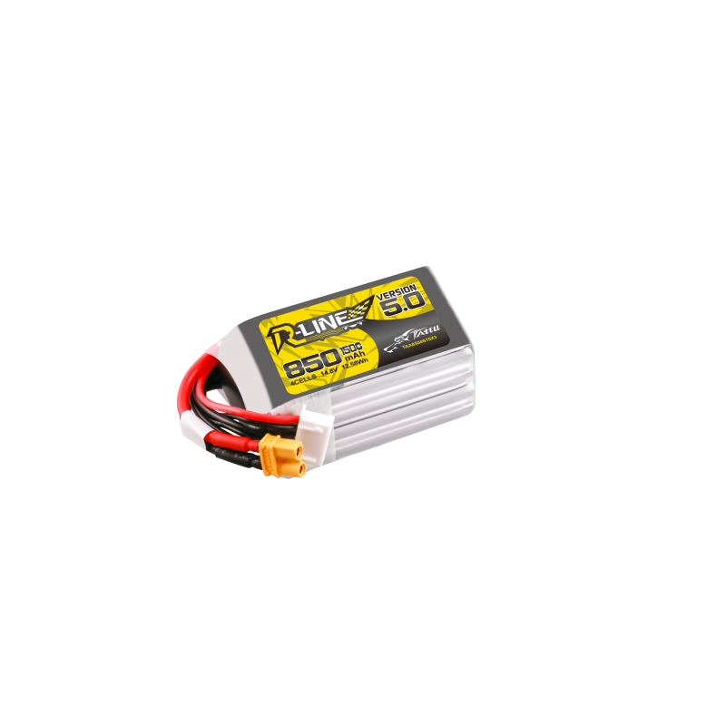 Batería LiPo TATTU R-Line V5.0 4s 14.8V 850mAh 150C (XT30)