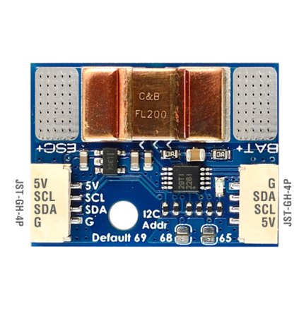 Matek Módulo i2C Ultra Preciso de Monitorización Potencia  0 - 85V 0 - 205A