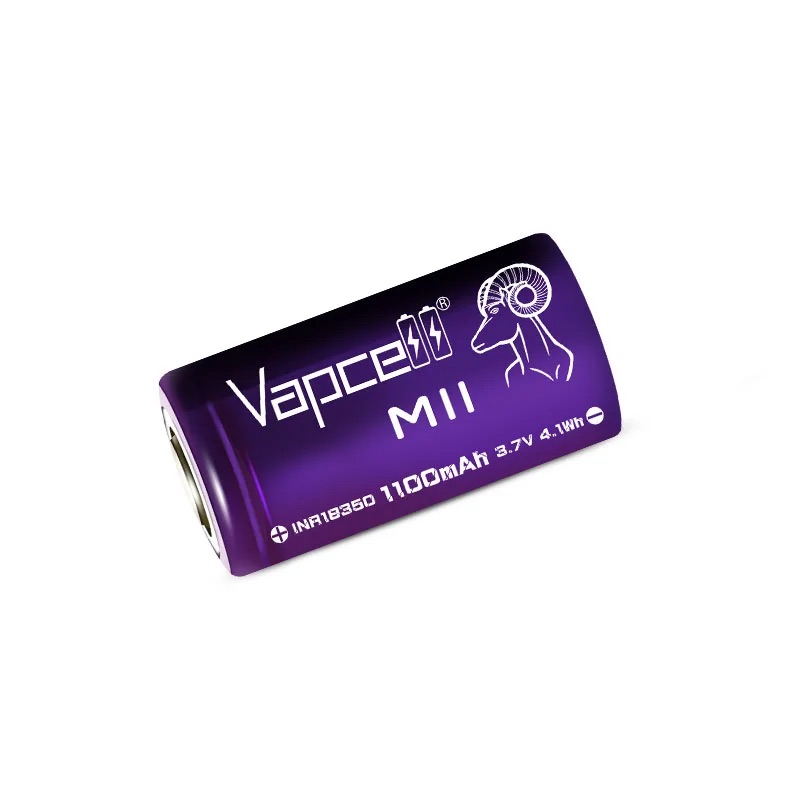 Vapcell INR18350 1100mAh - 9A 3.6V (Unprotected)