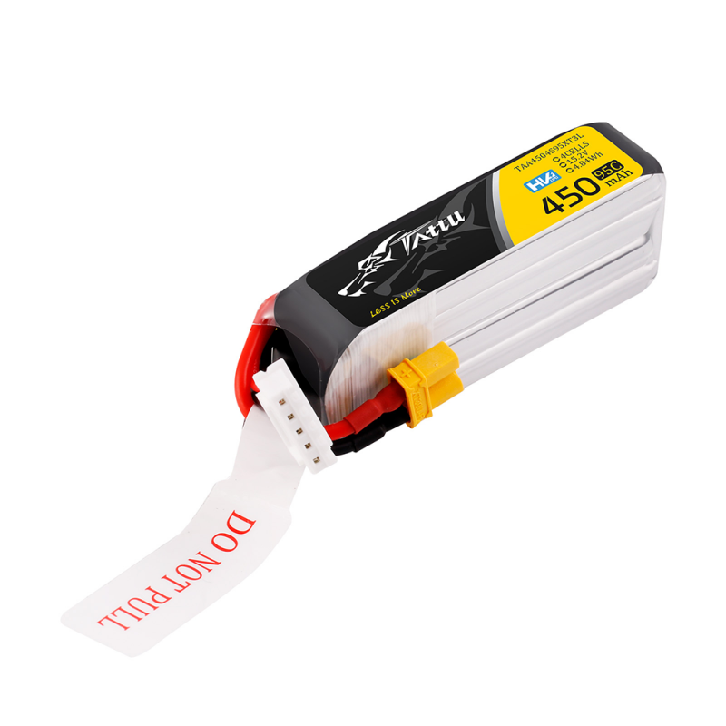 TATTU HV 450mAh 4S 15.2V 95C LiPo Battery - Long size