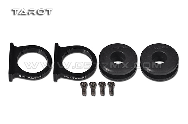 Silentblock Tarot para Tubo de 12mm ( Pareja)