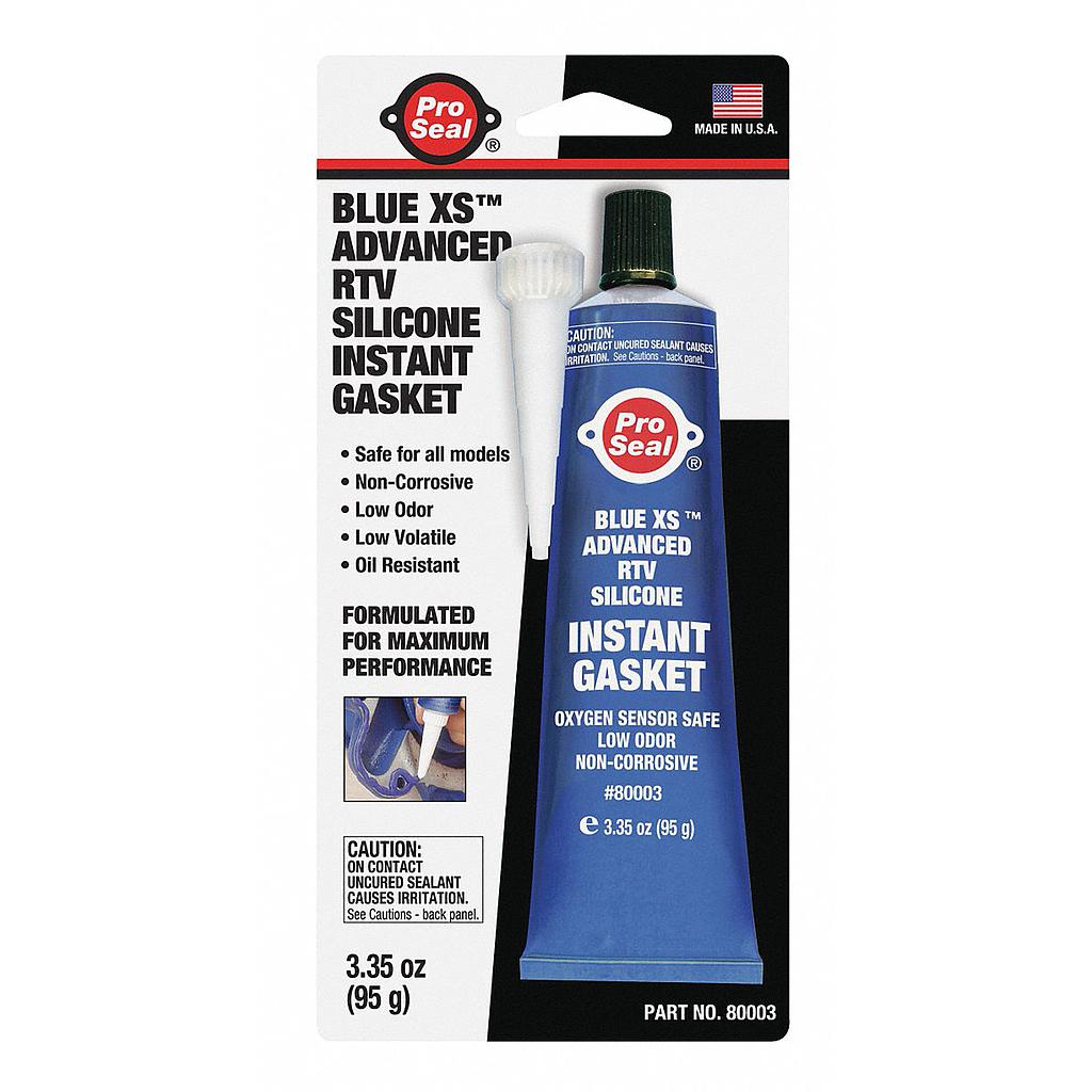 PRO SEAL N80003 RTV Blue XS Hi-Temp Silicone Instant Gasket Sealant