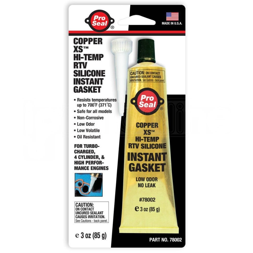 PRO SEAL N78002 RTV Copper XS Hi-Temp Silicone Instant Gasket Sealant