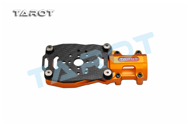 Tarot T810 & T960 - Soporte Motor Aluminio 25mm Naranja